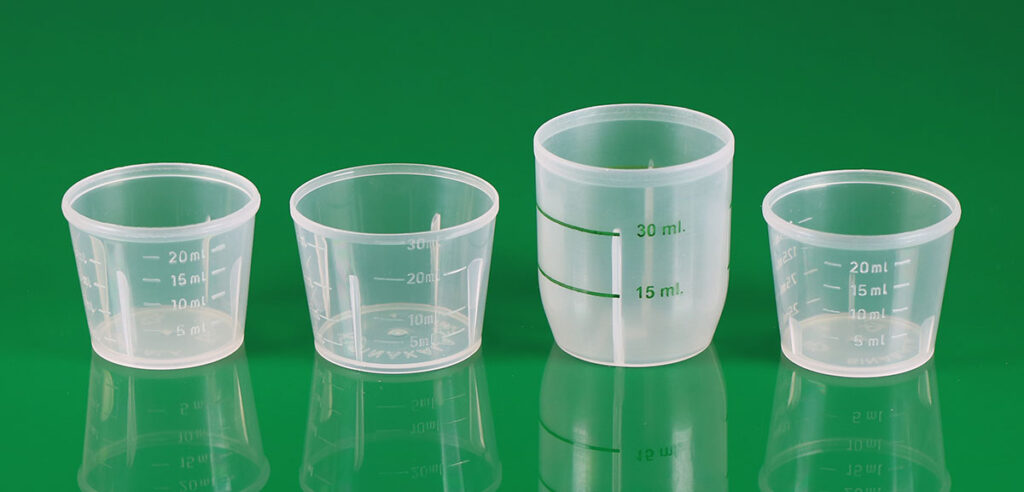 PP measuring cup for syrups پیمانه مدرج دارو