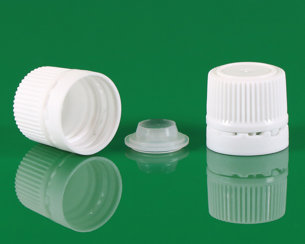 18mm plastic tamper evident bottle stopper cap کپ و استاپر شیشه قطره چکان اروپایی
