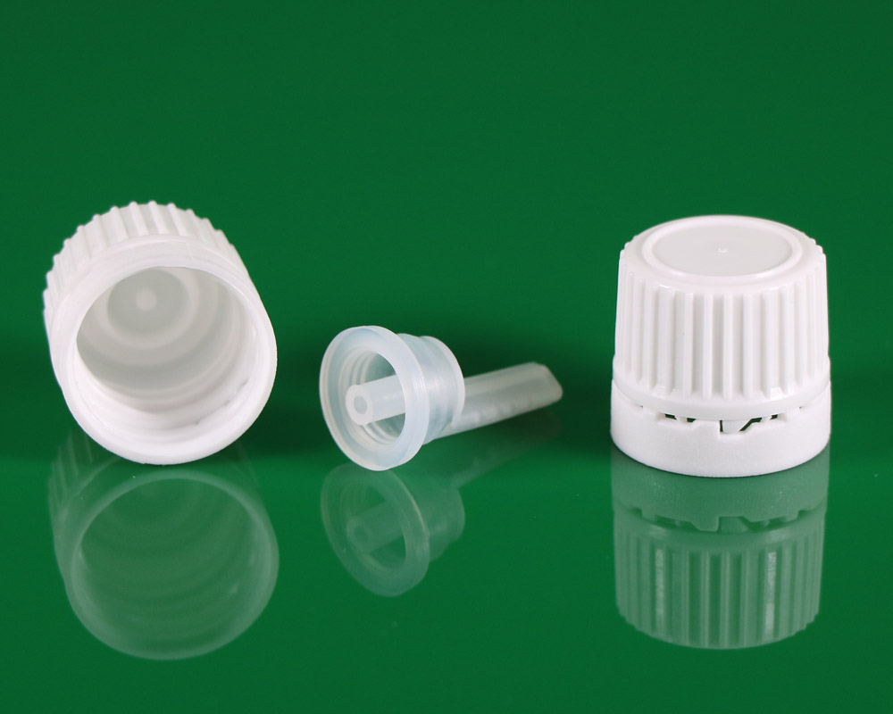 plastic bottle cap 18 mm with dropper کپ و دراپر شیشه قطره چکان