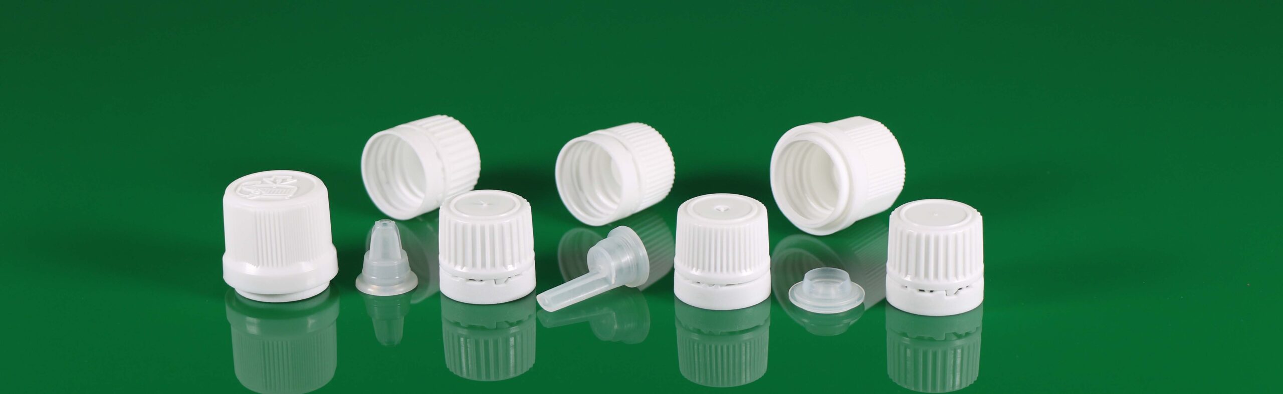 plastic bottle cap 18 mm child lock with dropper کپ و دراپر چایلد لاک شیشه قطره چکان