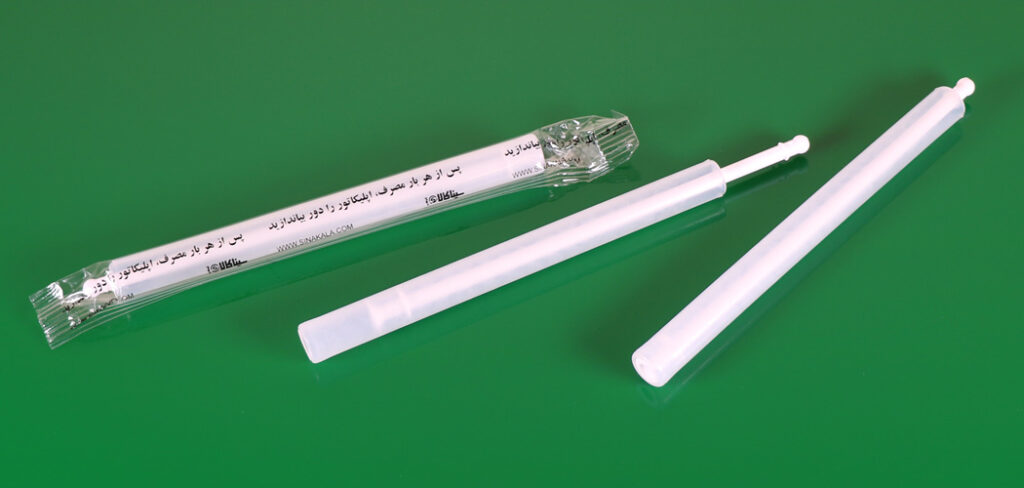 plastic vaginal cream gel applicator اپلیکاتور کرم و ژل واژینال