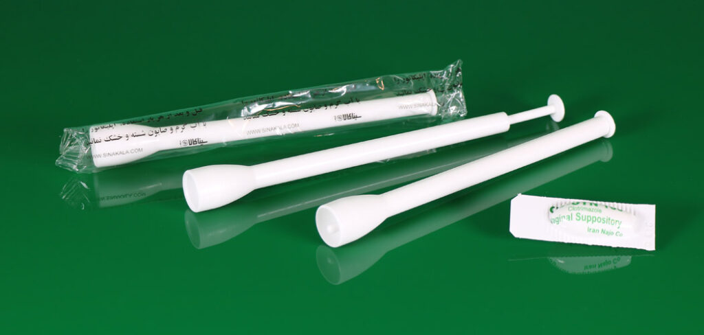 plastic 13mm vaginal suppository applicator اپلیکاتور شیاف واژینال