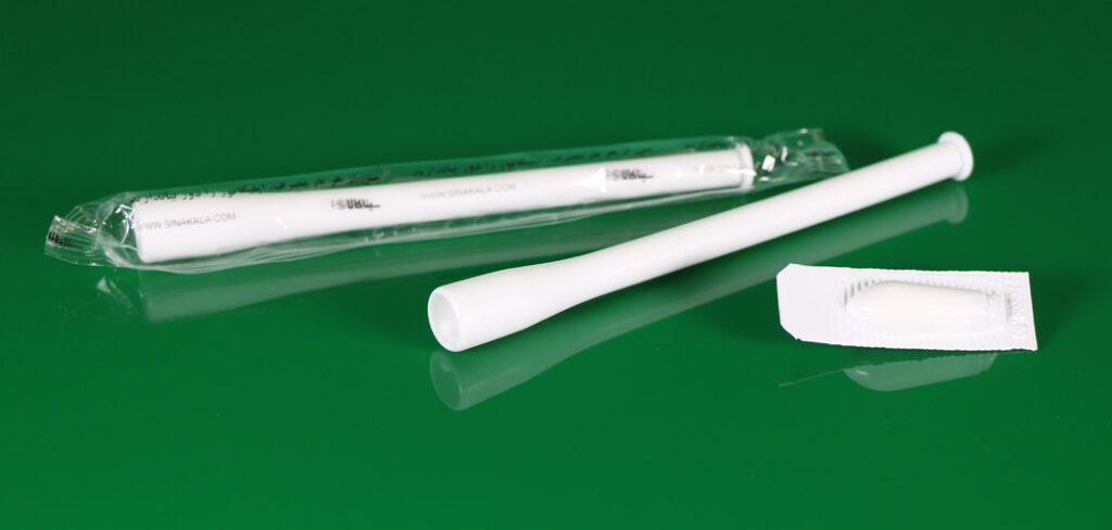 plastic 11mm vaginal suppository applicator اپلیکاتور شیاف واژینال