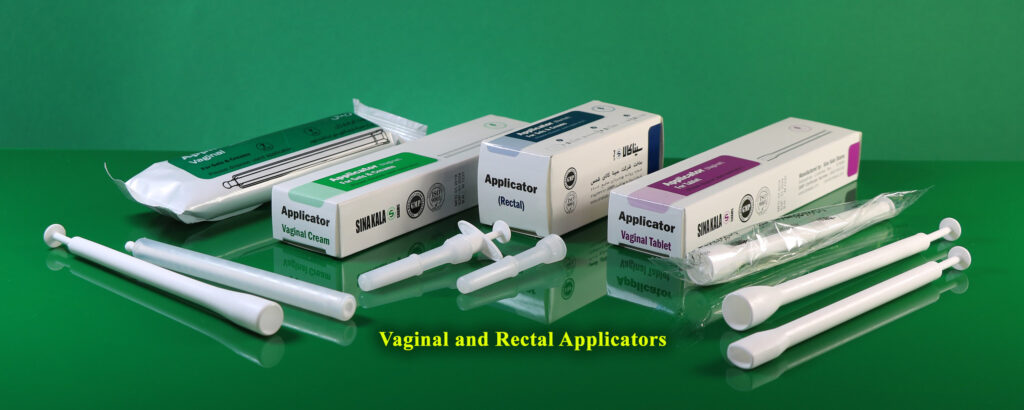 Plastic Applicators for Vaginal and Rectal Cream Gel Tablet and Suppository اپلیکاتور کرم و ژل و قرص و شیاف واژینال و رکتال