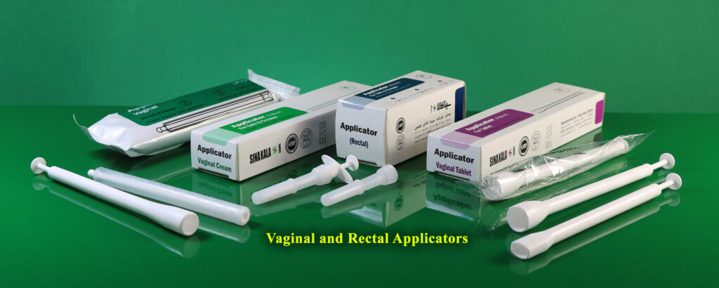 Plastic Applicators for Vaginal and Rectal Cream Gel Tablet and Suppository اپلیکاتور کرم و ژل و قرص و شیاف واژینال و رکتال