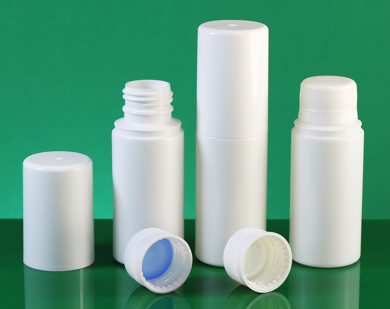 60cc round PE Bottle neck 28mm بطری پلی اتیلنی 60 سی سی گرد دهانه 28 میلیمتر
