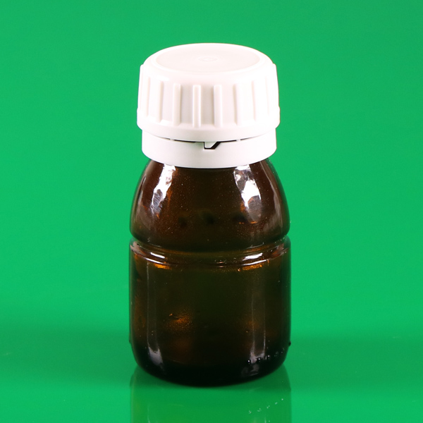 24mm Tamper Evident plastic Cap for glass bottle درب پلاستیکی 24 میلیمتر پلمپ دار بطری شیشه رینگی آج درشت