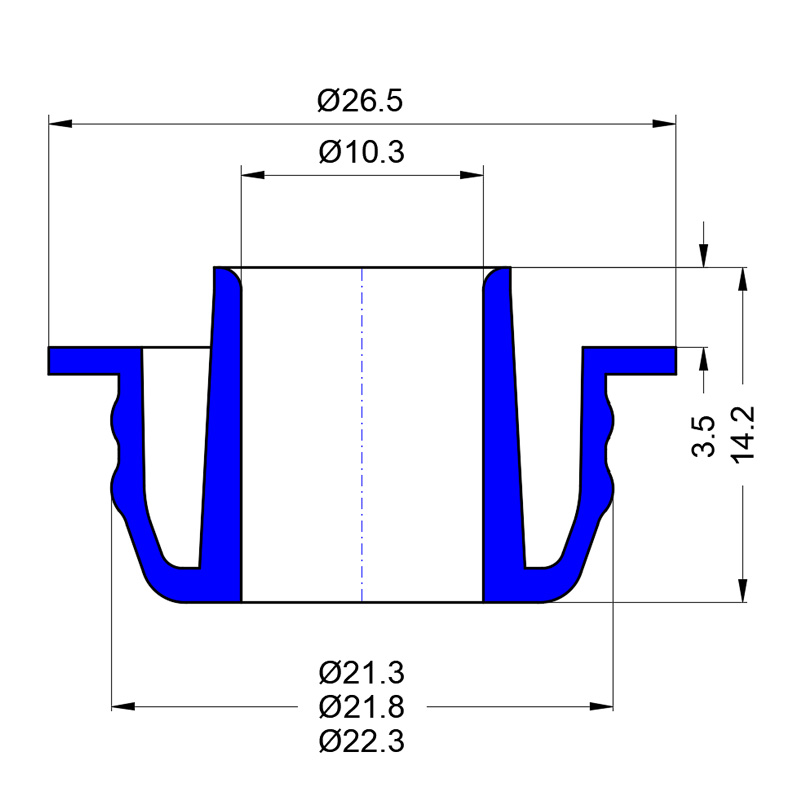 31.5mm orifice reducer plug for glass bottle روانریز 31.5 میلیمتر یا آسان ریز یا آرام ریز بطری شیشه