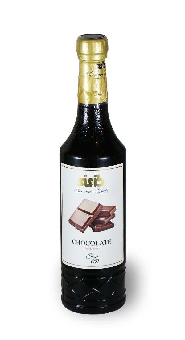 درب سیروپ طعم‌دار کارامل و شکلات